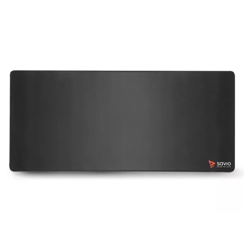 Pelēkdēlis SAVIO Black Edition Turbo Dynamic XL — audums/gumija 900×400×3 mm, apšūtas malas, neslīdoša pamatne