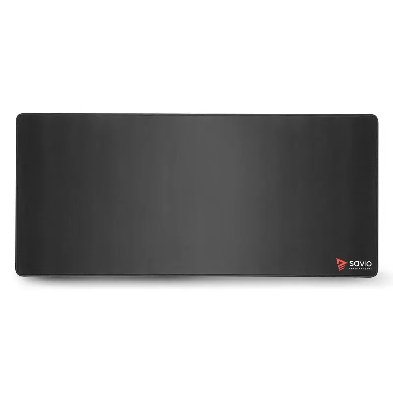 Pelēkdēlis SAVIO Black Edition Turbo Dynamic XL — audums/gumija 900×400×3 mm, apšūtas malas, neslīdoša pamatne