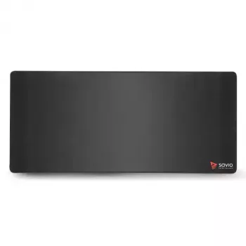 Pelēkdēlis SAVIO Black Edition Turbo Dynamic XL — audums/gumija 900×400×3 mm, apšūtas malas, neslīdoša pamatne