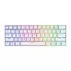 Savio WHITEOUT X2 RED Gaming Keyboard USB QWERTY Mehāniska 61 taustiņi
