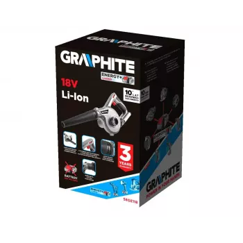 Pūtējs/vakuums Graphite 58GE118 18V Energy+