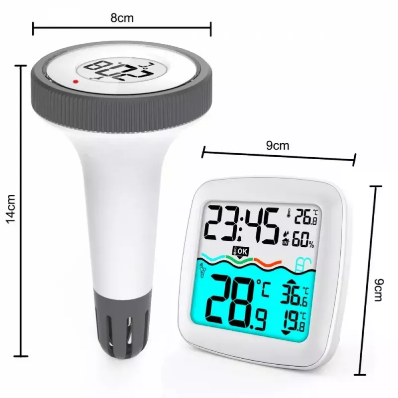 Bezvadu baseina temperatūras sensors GreenBlue GB216 IPX7 ūdensizturīgs