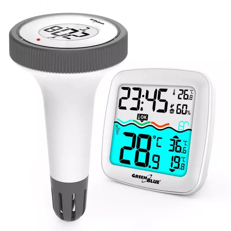 Bezvadu baseina temperatūras sensors GreenBlue GB216 IPX7 ūdensizturīgs