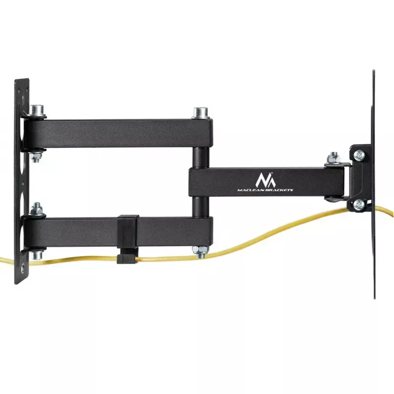Sienas stiprinājums MACLEAN MC-700N VESA 200x200 23–43 collu ekrāniem, max 30 kg, melns