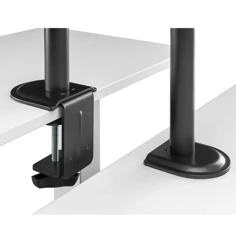 Monitora galda stiprinājums MACLEAN MC-753N 17–32 collu ekrāniem, VESA 75x75 / 100x100, max 9 kg, slīpums ±45°, pagrieziens ±180°, augstuma regulējams