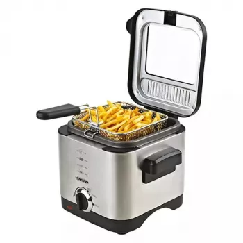 Fritieris Mesko Home MS 4910 Vienvietīgs 1.5 L 900 W Melns Satīna tērauds