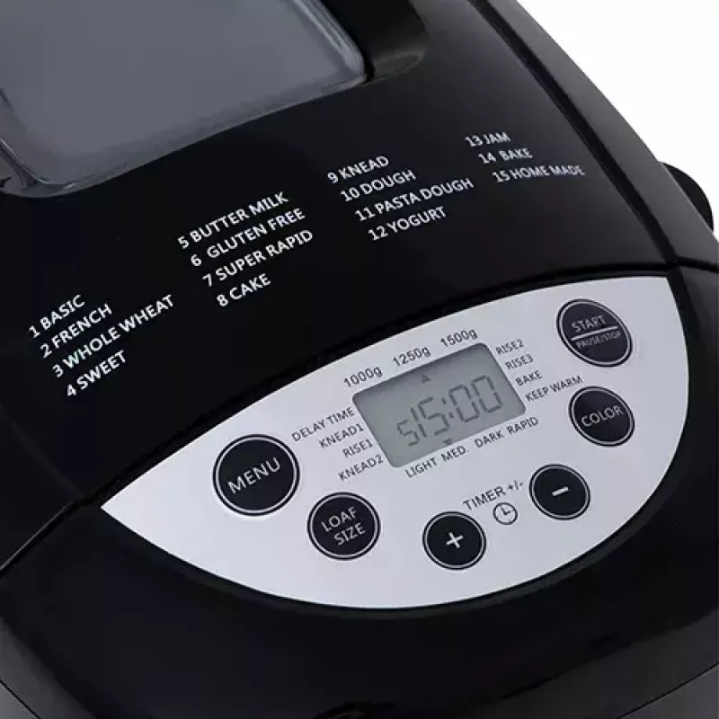 Maizes cepējs Mesko Home MS 6022 850 W Melns Digitālais taimeris