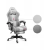 Spēļu krēsls Huzaro FORCE 4.7 Bucket Seat Pelēks — audums, polsterēts sēdeklis un atzveltne, kāju balsts, max svars 140 kg, augstums 113–123 cm