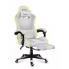 Spēļu krēsls Huzaro FORCE 4.7 RGB White — auduma kausveida sēdeklis