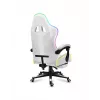 Spēļu krēsls Huzaro FORCE 4.7 RGB White — auduma kausveida sēdeklis