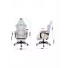 Spēļu krēsls Huzaro FORCE 4.7 RGB White — auduma kausveida sēdeklis