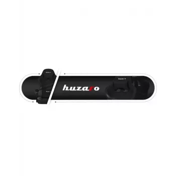 Spēļu krēsls Huzaro FORCE 4.4 CARBON — auduma kausveida sēdeklis, augstums 115–125 cm, max slodze 130 kg, tērauda pamatne, regulējami roku balsti