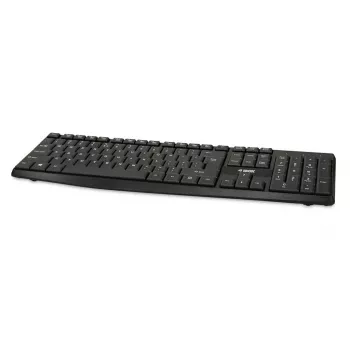 Vadu USB tastatūra IBOX Eris IKC2010B — pilnizmēra 105 taustiņi, USB, ūdensizturīga, melna