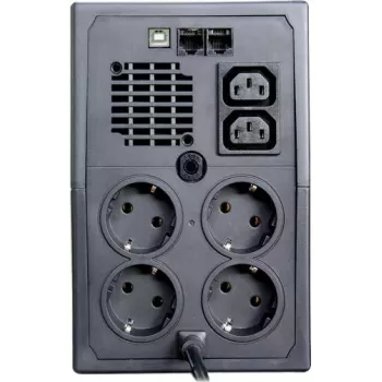 UPS Orvaldi ID1K5CH 1.5 kVA (900 W) Line-Interactive, 24 V akumulators, LCD, USB, kompakts melns