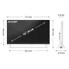 Sharp LC-32HF2265EW 81.3 cm (32 collu) HD Smart TV Wi-Fi Balts