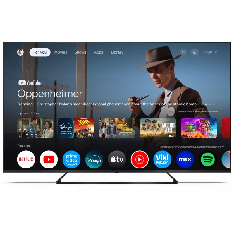 Sharp 50HP6265E televizors 127 cm (50 collas) 4K Ultra HD Smart TV Wi-Fi Melns