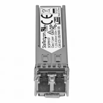 StarTech.com 3CSFP91ST - SFP modulis, 1000BASE-SX, 850 nm, 550 m, LC, MM, saderīgs ar HPE 3CSFP91