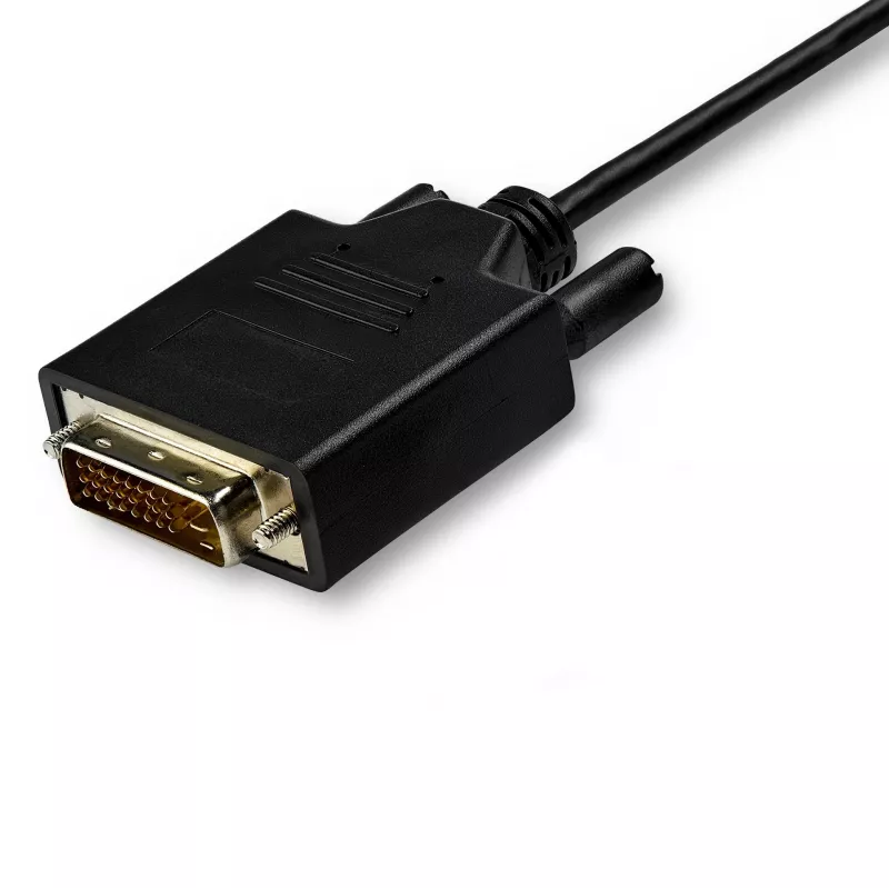 StarTech.com 10ft (3m) USB-C uz DVI kabelis - 1080p (Single Link) USB Type-C (DP Alt Mode HBR2) uz DVI-D digitālā video adaptera kabelis - darbojas ar Thunderbolt 3 - klēpjdatora savienošana ar DVI monitoru