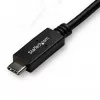 StarTech.com 10ft (3m) USB-C uz DVI kabelis - 1080p (Single Link) USB Type-C (DP Alt Mode HBR2) uz DVI-D digitālā video adaptera kabelis - darbojas ar Thunderbolt 3 - klēpjdatora savienošana ar DVI monitoru