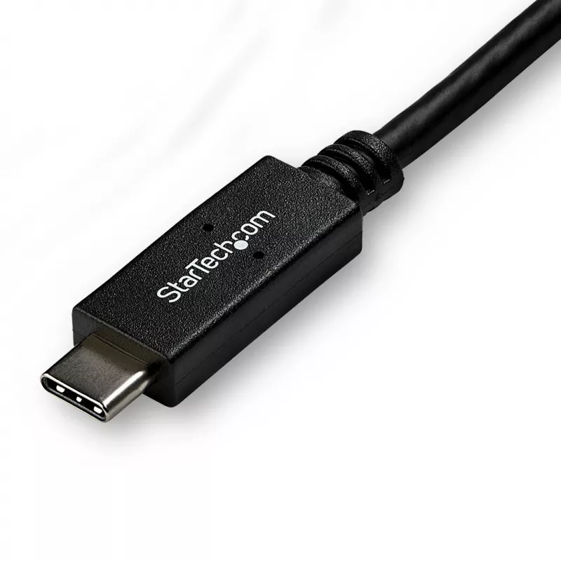 StarTech.com 10ft (3m) USB-C uz DVI kabelis - 1080p (Single Link) USB Type-C (DP Alt Mode HBR2) uz DVI-D digitālā video adaptera kabelis - darbojas ar Thunderbolt 3 - klēpjdatora savienošana ar DVI monitoru