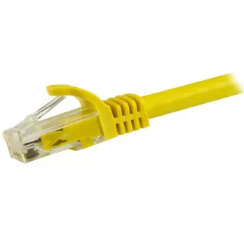 StarTech.com 7,5m CAT6 Ethernet kabelis - dzeltens CAT 6 Gigabit Ethernet vads - 250MHz 100W PoE RJ45 UTP tīkla/savienojuma vads bez aizķeršanās ar stiepes atslogojumu, individuāli testēts