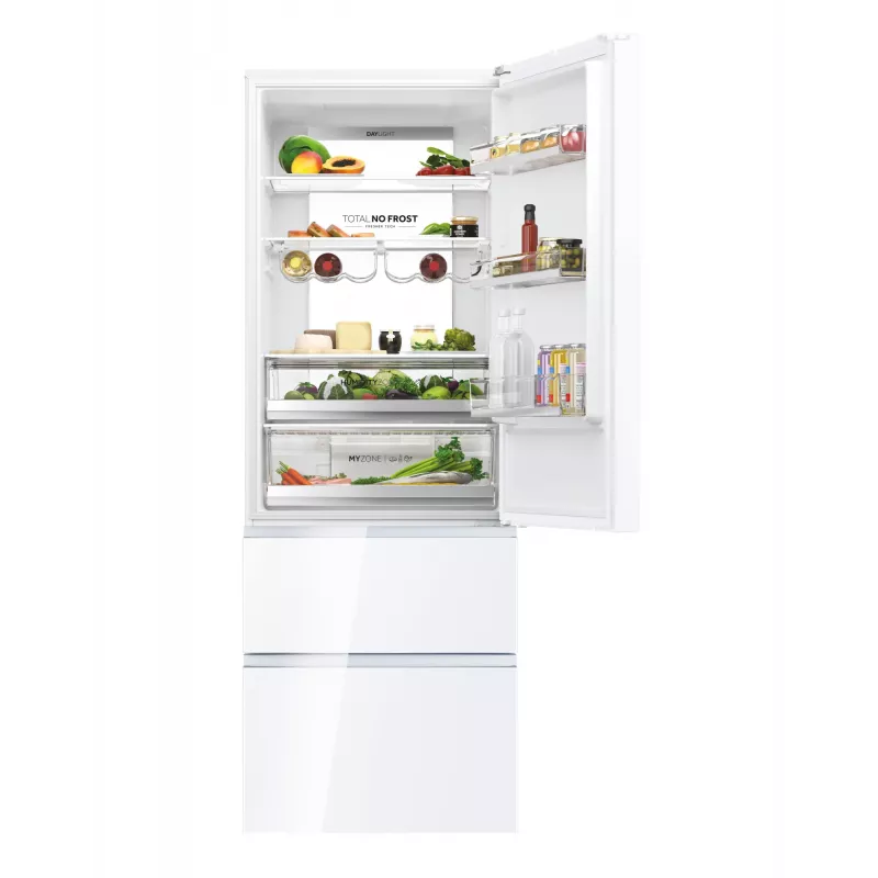 Haier 3D 70 Serie 7 HTW7720DNGW Brīvstāvošs Ledusskapis 483 L Balts