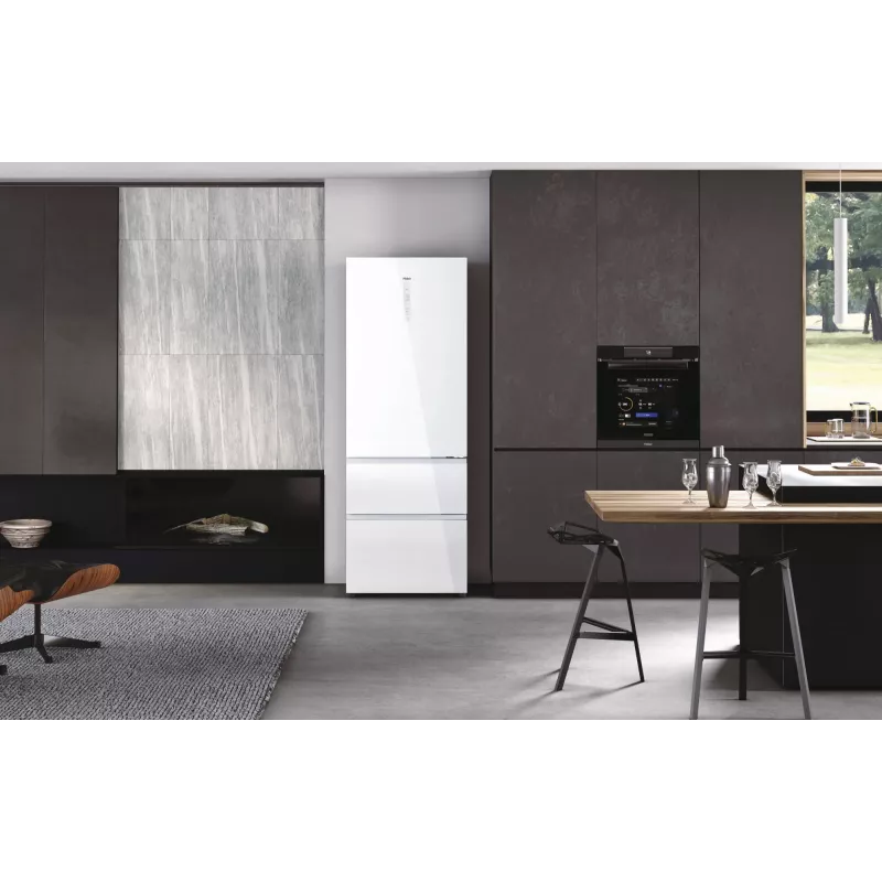 Haier 3D 70 Serie 7 HTW7720DNGW Brīvstāvošs Ledusskapis 483 L Balts