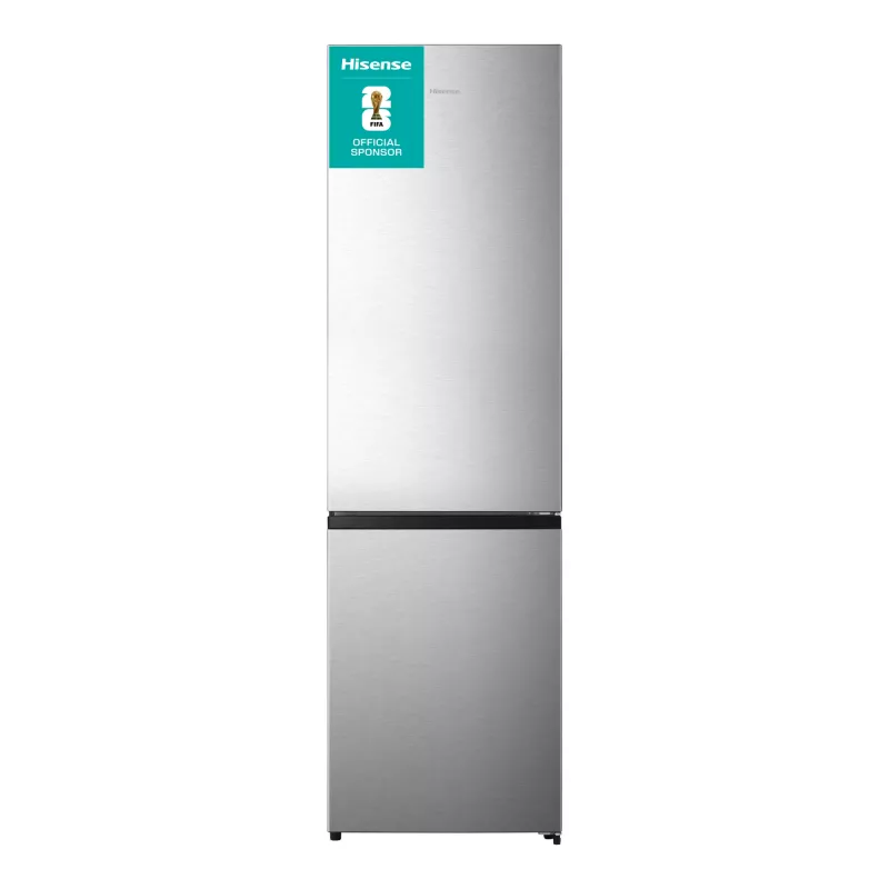 Hisense RB440N4ACA Brīvstāvošs Ledusskapis 336 L Nerūsējošais tērauds