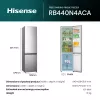 Hisense RB440N4ACA Brīvstāvošs Ledusskapis 336 L Nerūsējošais tērauds