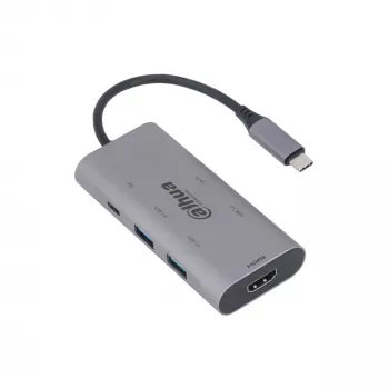 Dahua Technology 7-in-1 USB 3.1 Type-C dokstacija ar USB 3.0, HDMI, SD/TF un PD