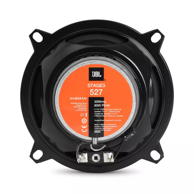 JBL Stage3 527 skaļruņi automašīnai, apaļi, 2-virzienu, 200 W, 2 gab.