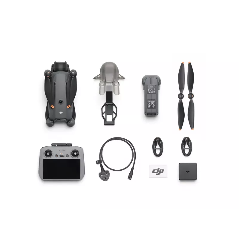 Drons DJI Mavic 4 Pro Fly More Combo — 4 rotori, 100 MP, 27 m/s, 41 000 m darbības attālums, 1,063 kg, pelēks