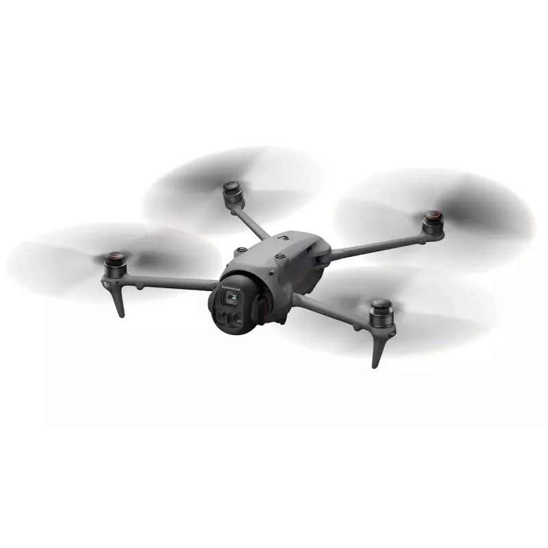 Drons DJI Mavic 4 Pro Fly More Combo — 4 rotori, 100 MP, 27 m/s, 41 000 m darbības attālums, 1,063 kg, pelēks