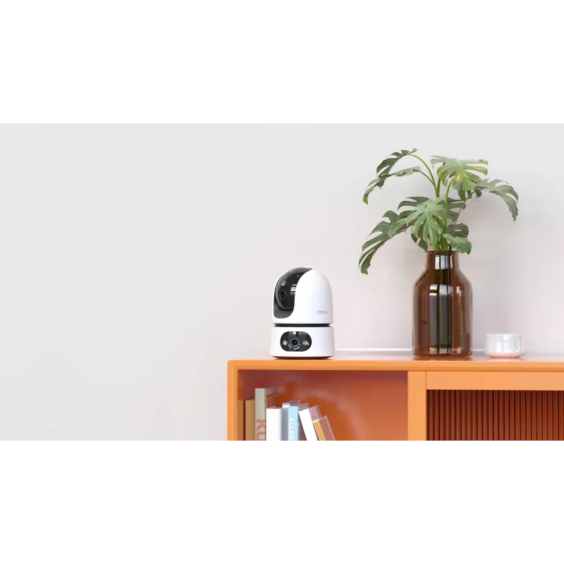 IP drošības kamera IMOU Ranger Dual Pro 6MP — Iekštelpu galda, 2304×1296, 3.6mm, 8× digitālais tālummaiņa, 91°×47° skata leņķi