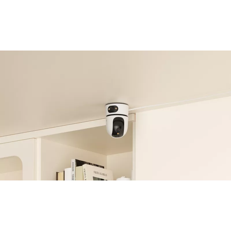 IP drošības kamera IMOU Ranger Dual Pro 6MP — Iekštelpu galda, 2304×1296, 3.6mm, 8× digitālais tālummaiņa, 91°×47° skata leņķi