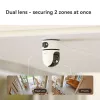 IP drošības kamera IMOU Ranger Dual Pro 6MP — Iekštelpu galda, 2304×1296, 3.6mm, 8× digitālais tālummaiņa, 91°×47° skata leņķi