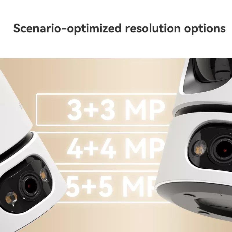 IP drošības kamera IMOU Ranger Dual Pro 6MP — Iekštelpu galda, 2304×1296, 3.6mm, 8× digitālais tālummaiņa, 91°×47° skata leņķi