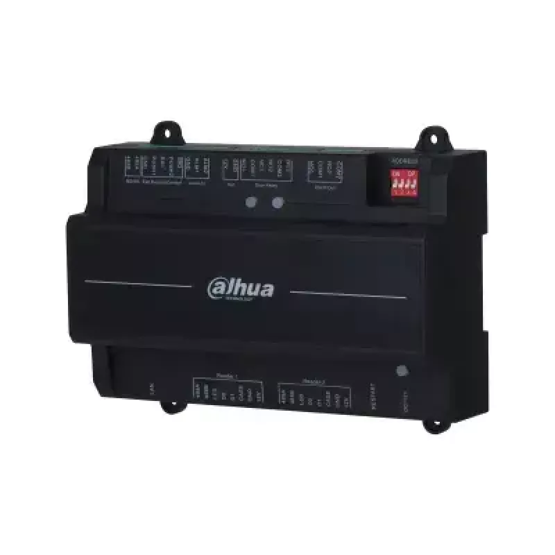 Durvju vadības kontrolieris Dahua DHI-ASC2202B-S — 2 durvju, bez korpusa, 12 V, 24 W, RJ-45/RS-485