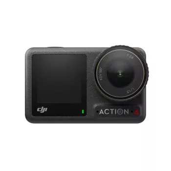 Action kamera DJI Osmo Action 4 — 4K Ultra HD, CMOS sensors, 155° redzes lauks, MicroSD līdz 512 GB, ūdensizturīga 18 m, 145 g