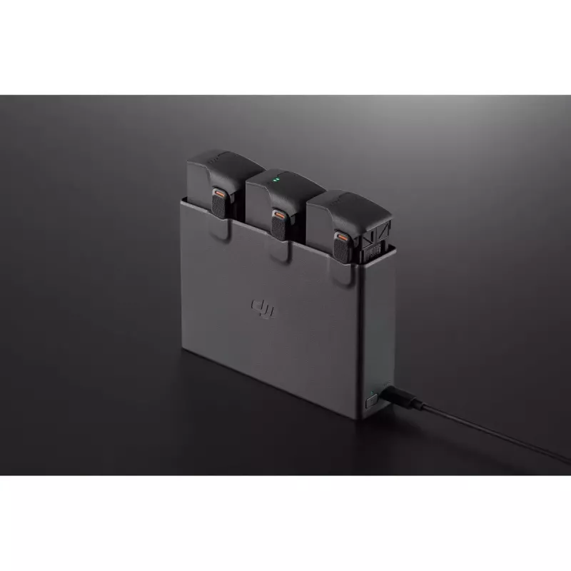 DJI Avata 2 Akumulatoru Lādētājs USB 5-20V 3A Melns