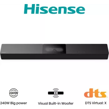 Hisense HS2000 2.1 kanālu skaņas josla 240 W