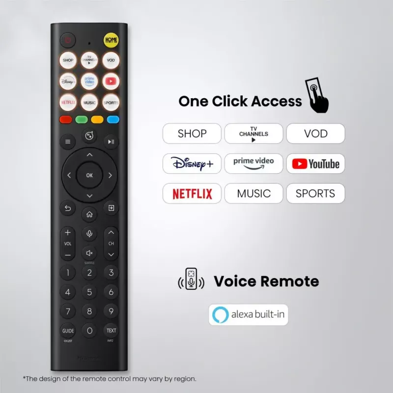 Televizors Hisense 50Q7S 50 collas (127 cm) QLED 4K Ultra HD Smart TV, Direct-LED, HomeOS, Wi-Fi, Melns