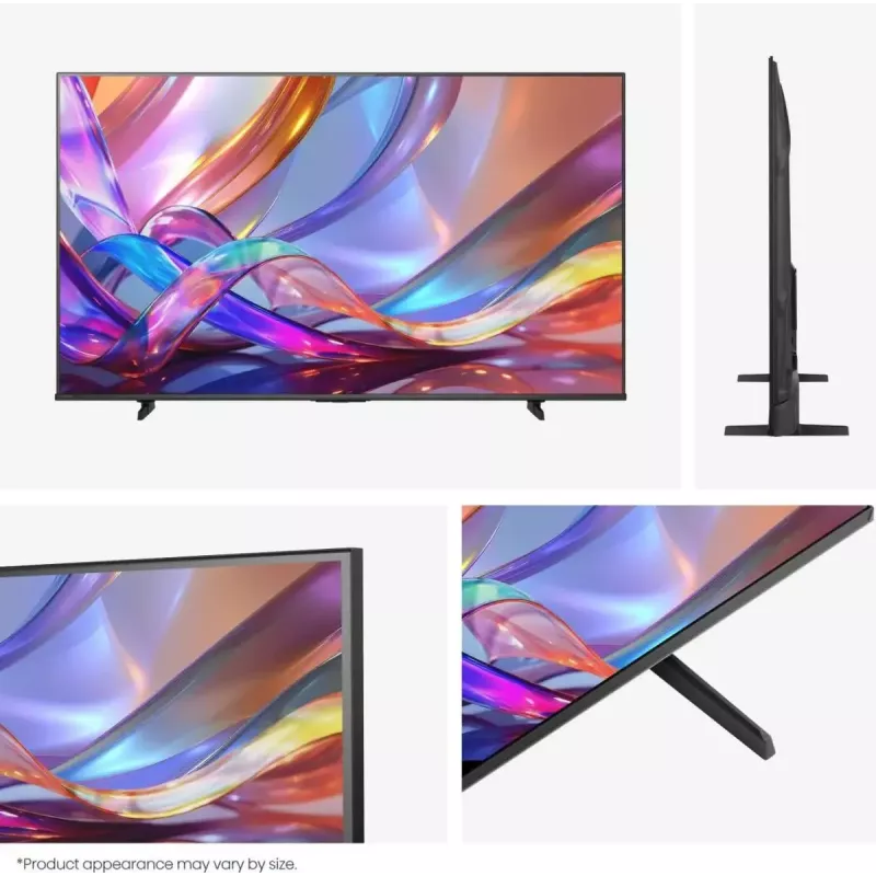 Televizors Hisense 50Q7S 50 collas (127 cm) QLED 4K Ultra HD Smart TV, Direct-LED, HomeOS, Wi-Fi, Melns
