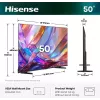 Televizors Hisense 50Q7S 50 collas (127 cm) QLED 4K Ultra HD Smart TV, Direct-LED, HomeOS, Wi-Fi, Melns