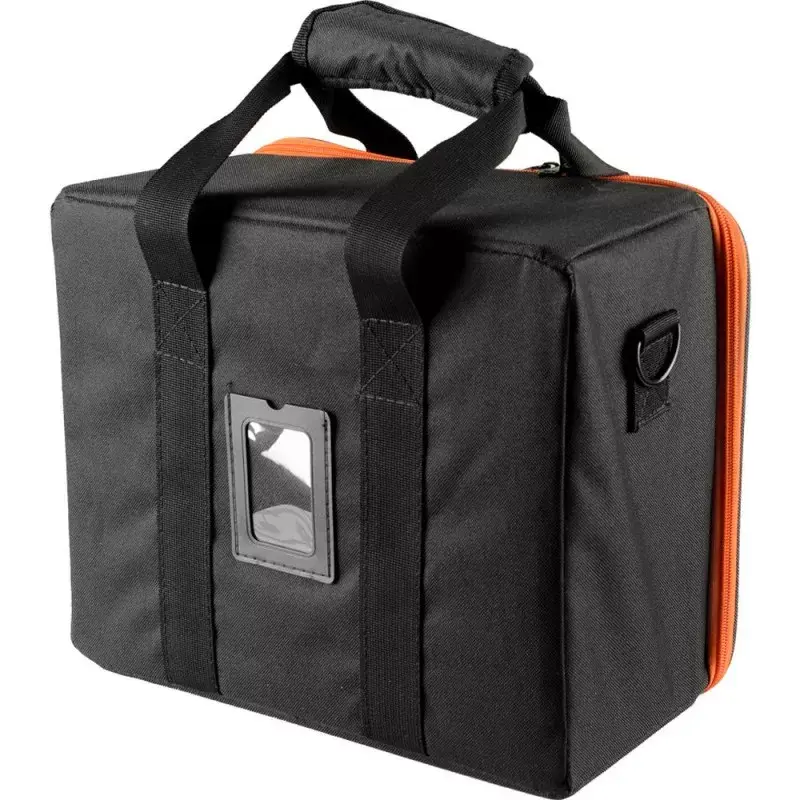 Kameras korpusa maciņš Godox CB-12 AD600Pro, flaneļa/neilons, melns/oranžs, ar plecu siksnu
