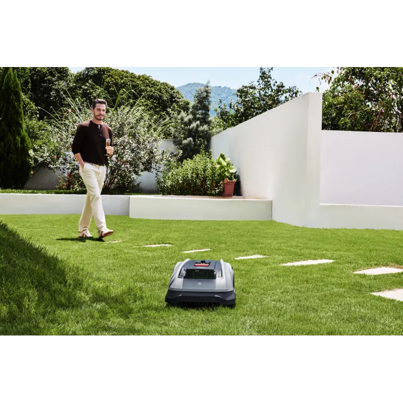 Robots zāles pļāvējs Ecovacs GOAT O600 RTK EU, akumulatora, melns, pelēks