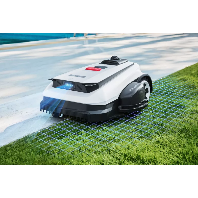 Robots zāles pļāvējs Ecovacs GOAT A1600 LiDAR PRO EU, balts/melns