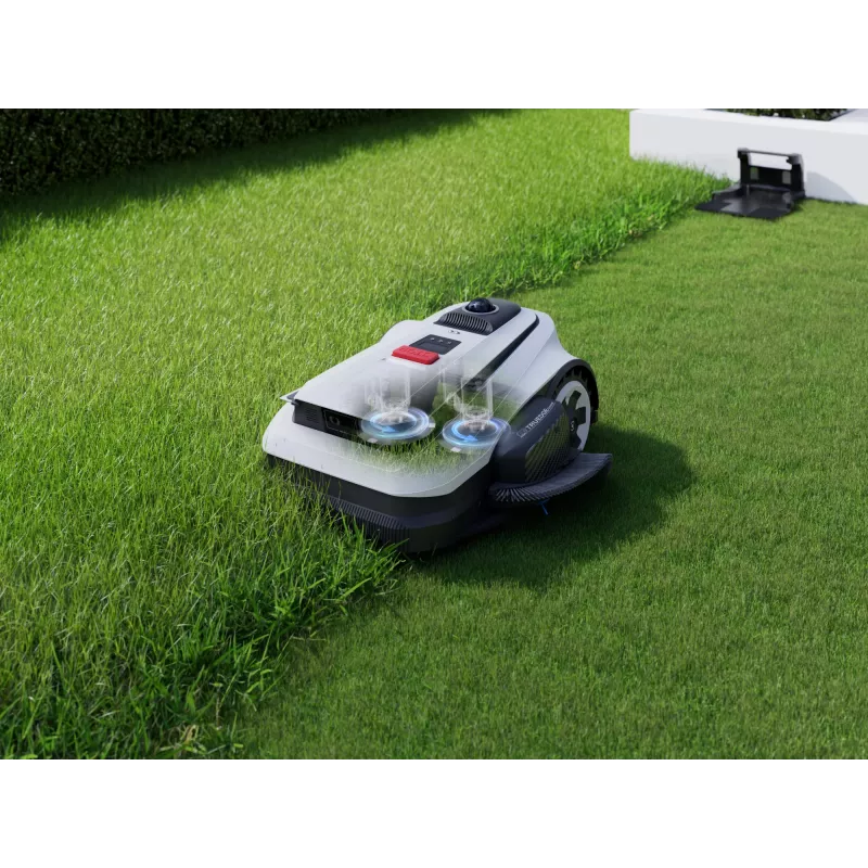 Robots zāles pļāvējs Ecovacs GOAT A1600 LiDAR PRO EU, balts/melns