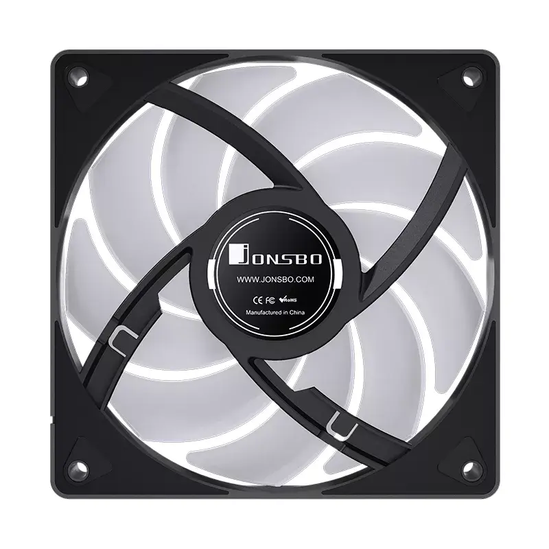 Ventilators Jonsbo CR-3000 ARGB 12 cm 600-1500 RPM 22-32 dB Melns