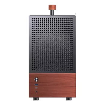 PC korpuss Jonsbo T6, Mini-Tower, Mini-ITX, Melns